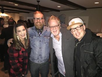 Great night at the Food For The Hungry Christmas dinner. Got a chance to hang with some guys I played some shows with from my Brian White & Justice days. Davey and Sam from Bleach..Great hang..