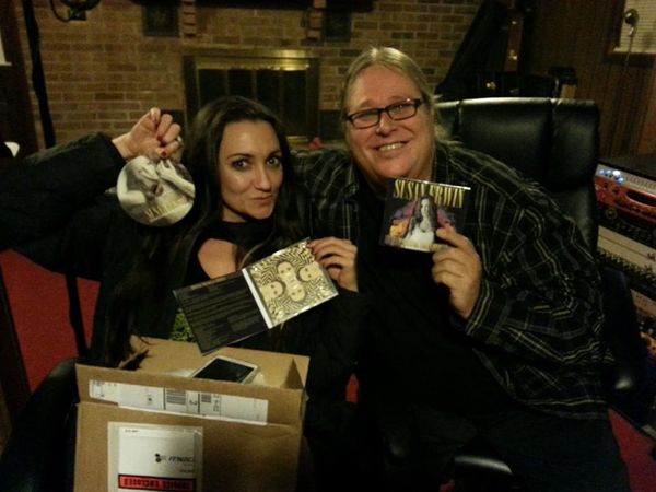 Susan Erwin with producer David Norris of Norrisong Productions, Nashville, TN