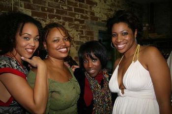 Sister Love!! It's a beautiful thang!! Maya, Afi, Yahzarah, and Carmen Rodgers in the house!!! Photo Credit: Tefari