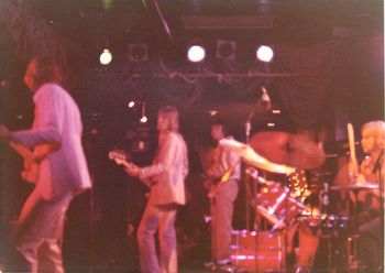 Shoes play a gig in early 1977 in Schaumburg, IL at a club called B.Ginnings, owned by Danny Seraphine, the drummer for the band Chicago.