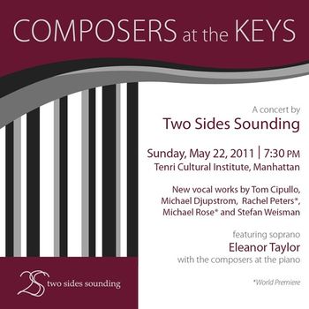 Composers playing their own works 5-11: Tom Cipullo, Michael Djupstrom, Rachel Peters, Michael Rose and Stefan Weisman