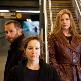 Baritone Daniel Neer, Pianist Mila Henry and Soprano Eleanor Taylor, performing in "BQE" (photo by Ted Gorodetzky)