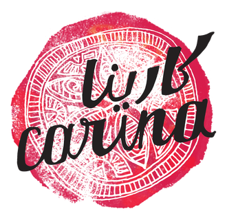 Carina logo, carina music, danielle kattar, indian henna, armenian pattern design