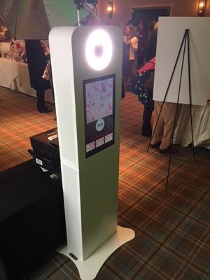 Our Slimline Photo Booth/#Hashtag Kiosk
for your next event!