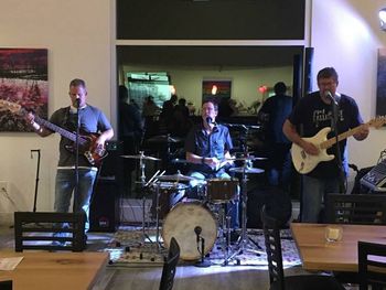 Fine, like wine -- Trio Aceto performing their soundtrack for Madison County at Covered Bridges Winery in Winterset during the fall of 2016