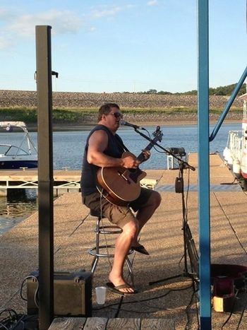 Out at the lake -- Summer 2013 at Latitude 41 Bar & Grill at Saylorville Lake.Photo courtesy of Adam Hawxby