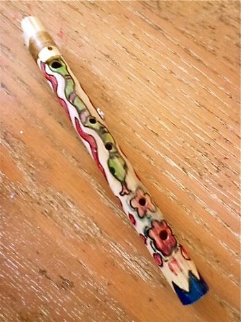 Over 50,000 instruments made in educational venues since 1995. This is the most requested workshop "Bamboo Flute"