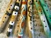 FLUTES: Students at Organic Hammer, ages 4-12 made these and painted them with "Natural Paint" I made.