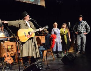 Junior Bugwater as the Rainman in Steve Coffee's "Rain Follows the Plow".
-Jean White photo