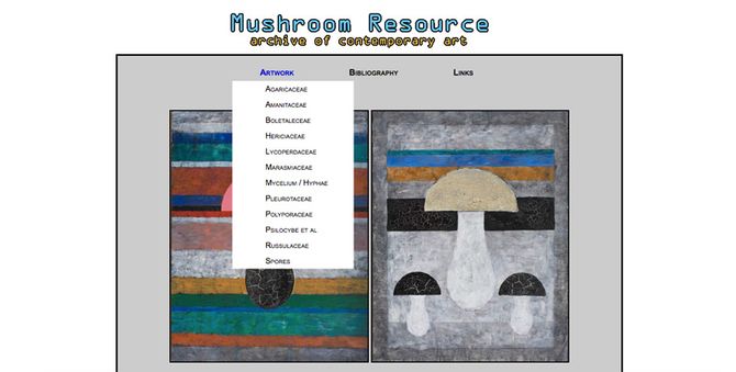 Screenshot of the computer-based archive