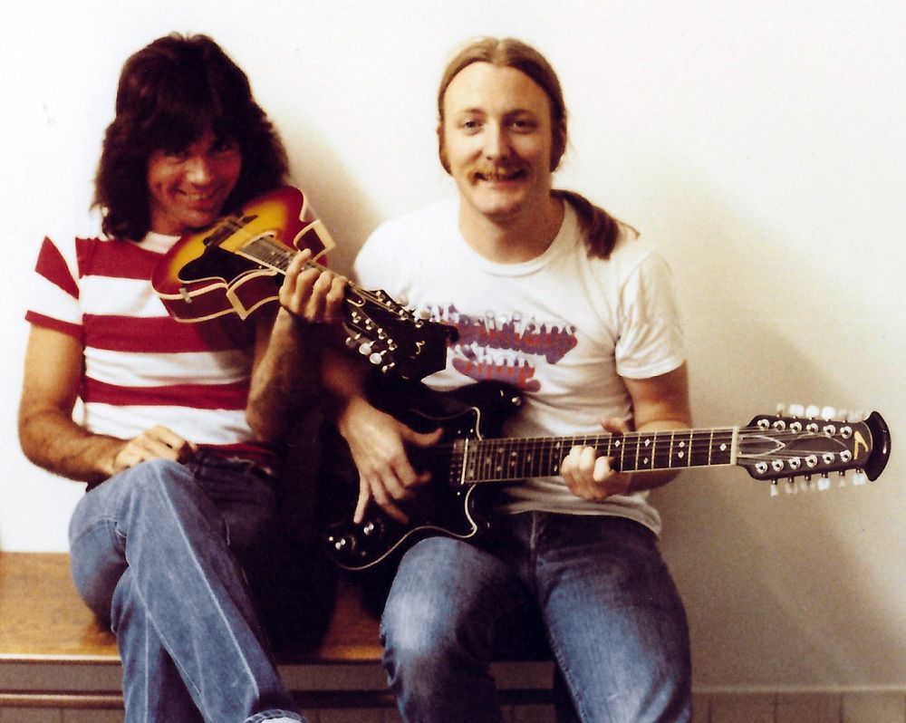 Rick Poss and Bruce rehearsing for "Simple Love"