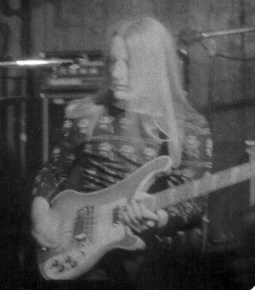 Newspaper photo from a Crux gig in Sheboygan, Wisconsin, June 1975