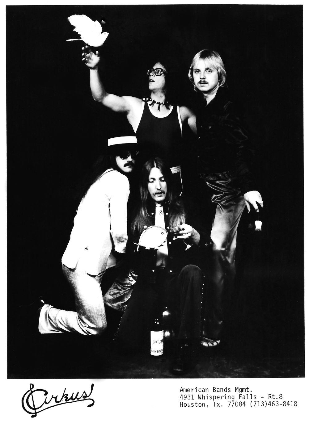 Official band photo 1977