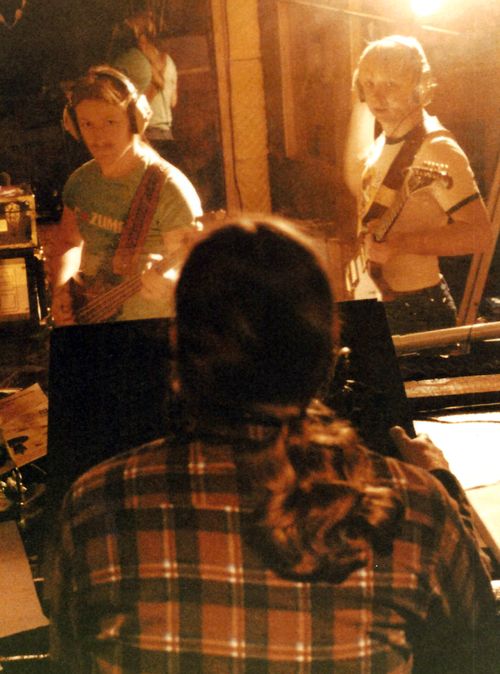 Bruce and Richard tracking on "Gotta Move Away", February 1979