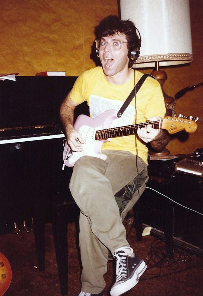 Rick Poss gettin' in tune for an overdub!