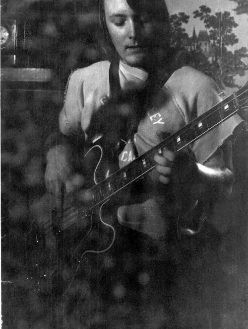 Rehearsing at Rick's house, 1971