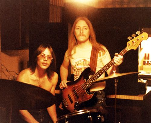 Doug Grube & Bruce at Amphion Studios, Housto, Texas - 1979