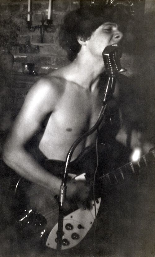 Charlie Ritchie, rehearsing at Rick's, 1971
