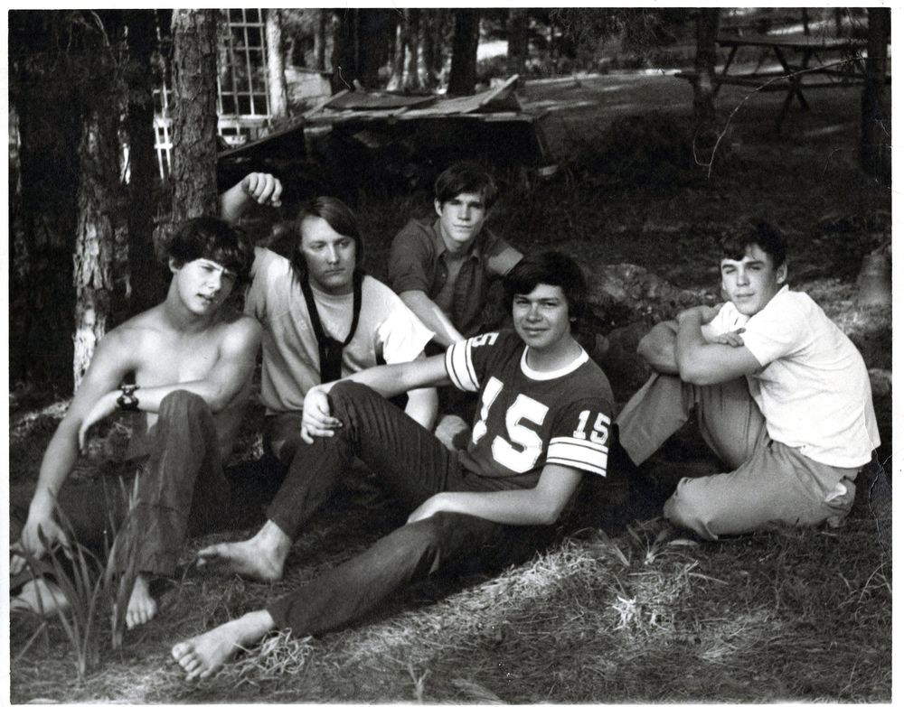 Charlie Ritchie, Bruce Moody, Tom Nelis, Rick Sheppard & George Palmer, June 1971