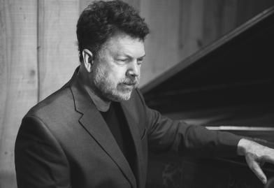John at his Steinway D in his recording studio. John found this piano in Romania. It was originally built in 1911 and fully restored in 2002
