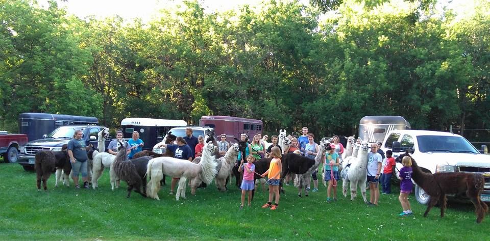 Their love for these exotic animals was contagious and spread to the rest of the family and close friends. We soon began organizing our own events such as this trail walk at Lake Louise, MN