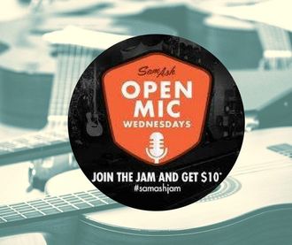 I host Open Mic Every wed at Sam Ash from 6:30-8:30