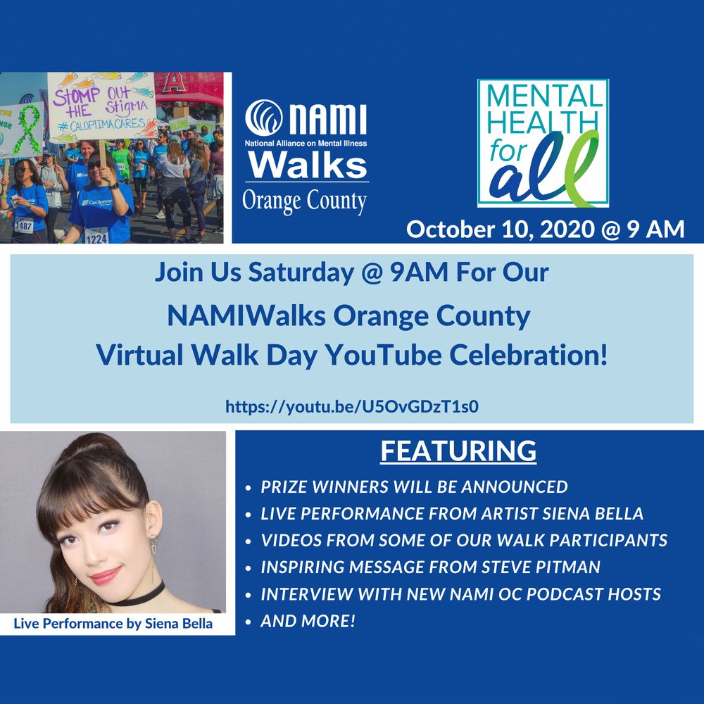 NAMIWalks October 10, 2020 - REGESTER NOW!