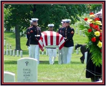 A somber and dignified burial at Arlington Cemetery for one of our beloved fallen heroes. I videotaped footage for several music videos of my songs here.