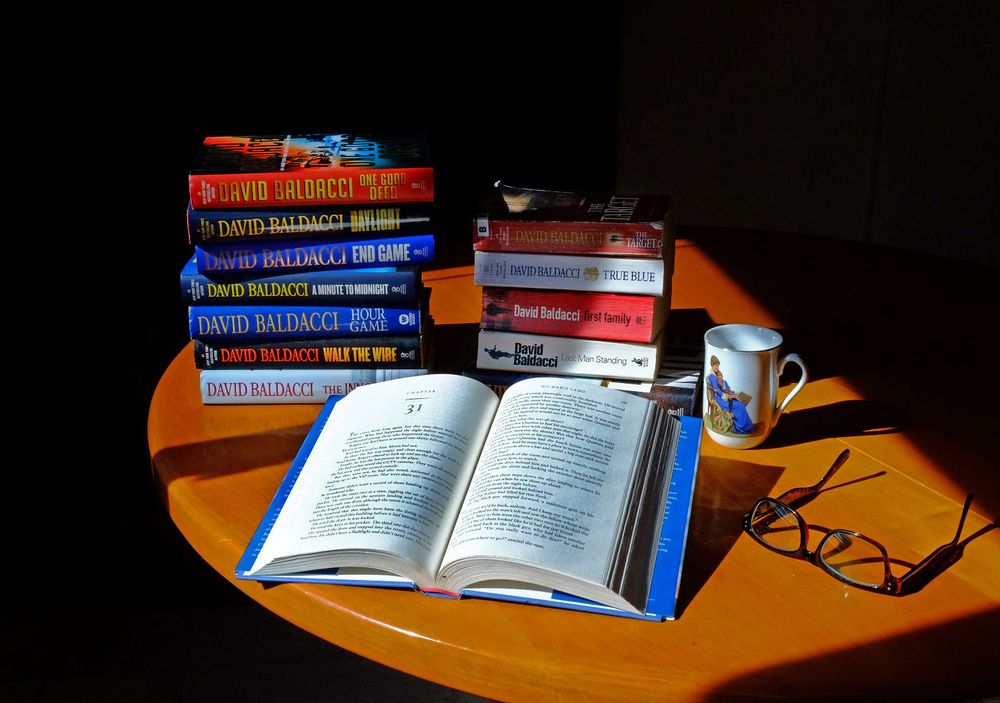 Something you can't get enough of - Werner Maurer - "Author David Baldacci"