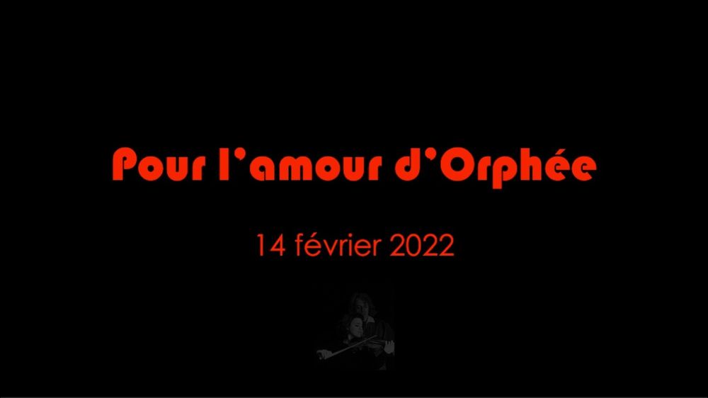 pour l'amour d'Orphée est un éclat parmi les Mille et Un de Ce tas de miroirs brisés composé au cours de l'hiver 1991
