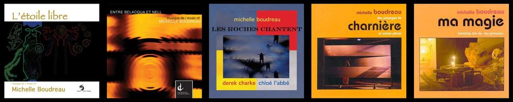 Entre Belacqua et Nell, un CD sous étiquette Centredisques - et quatre disques Édition Mélusine.