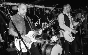 the BLACK CATS NYC Francesco D'Ambrosio Jason Reddish Andrew Giordano Moby Medina Live at The Kingsland Brooklyn: Photo by James Adams