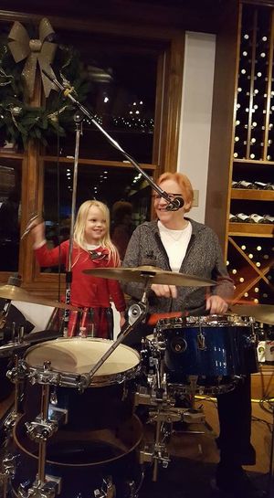Merry and Abby helping out at Elk Creek Vineyard