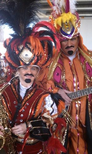 in costume for the Pennsport String Band in the 2012 Mummers Day Parade. Our theme was "Make a Wish".
