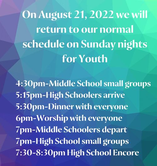 Parent Informational Meeting: August 21, 2022 @ 3pm