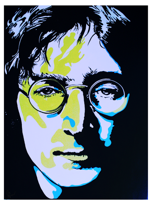 John 1000 (36"x48" Acrylic on Canvas)