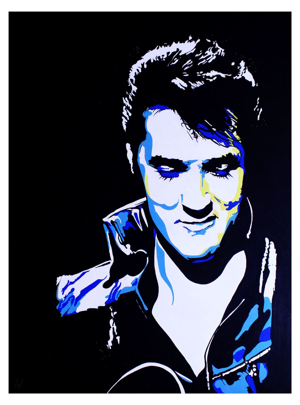 Elvis 1000 (36"x48" Acrylic on Canvas)