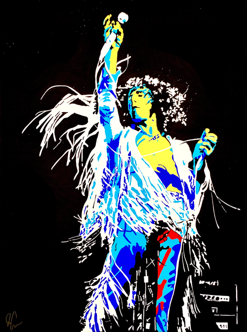 Daltrey (36"48" Acrylic on Canvas) SOLD