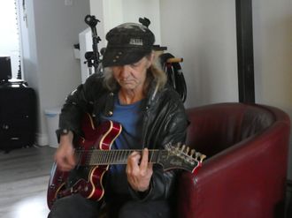 Brian in the studio
