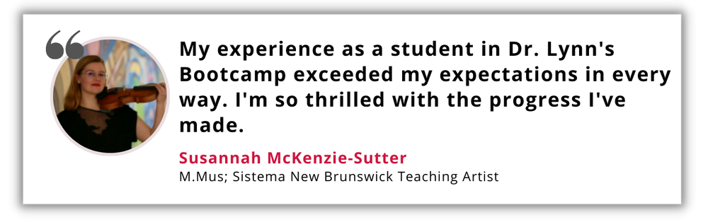 Violin Bootcamp Testimonial