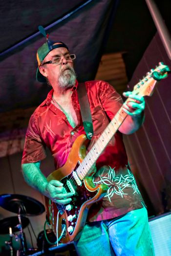 Floyd Van Deusen is an 80's GIT graduate, and in addition to shreddy blues guitar, assists with musical arrangements. He also provides lead and backing vocals. Photo credit: Susan R. Bailey-Estes