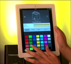 All lighting packages come with the ability to control the uplighting units wirelessly , cool to the touch and color controlled via tablet !