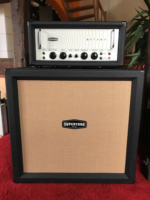 Supertone Matamp with the matching 4x12 cabinet