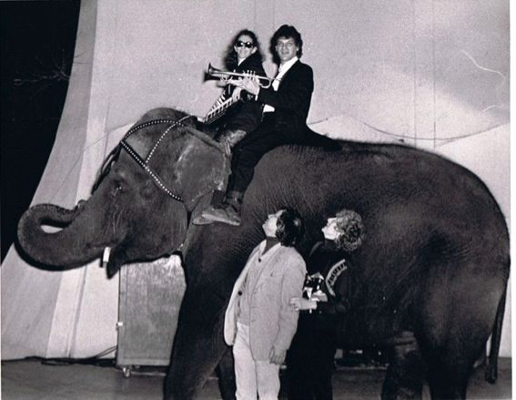 The Power Duo atop Anna May with visiting BMI execs.
