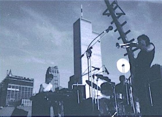 Linda Hudes Power Trio at the World Trade Center for Art On The Beach Creative Time.
