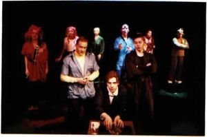 Background, Robyn Hussa, Ann Marie Nest, Elizabeth Mozer, Jason Grossman, Karen Christie-Ward, Sanjay Kaul.
Foreground John Hartmann, Charles Moran and Sam Riegel.