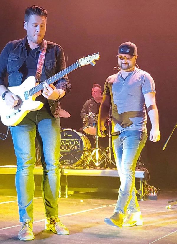 w/ Aaron Goodvin on Rascal Flatts Tour