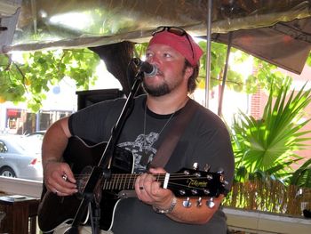 The Hog's Breath Saloon in Key West in September...check out www.hogsbreath.com and watch the performers on the webcam.