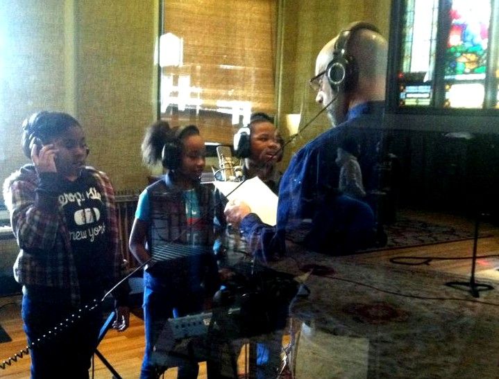 From 2005-2012, I took my class of 4th graders to Echo Mountain Recording Studios to record songs they wrote about 4th grade curriculum. We wrote about the plight of migrant farm children, Cherokee culture, the Ice Age In North Carolina, Immigration, and many other topics. They did a car wash fundraiser to help with the cost, and learned all about how a recording studio worked. To this day, when I ask former students what they remember from 4th grade, this is always first. They all have CDs of their songs and remark how they still listen to them.