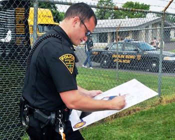Many thanks to the Dublin, Pa., police for the escort all the way to the PA Turnpike entrance! 6/6/11